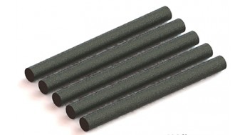 What are graphite rods used for in electrolysis?