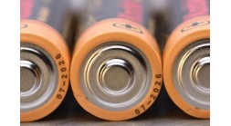 Which is used as carbon electrodes in batteries?